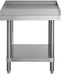 KPS Stainless Steel Equipment Stand with Adjustable Undershelf – 24" x 24" Heavy Duty Table for Griddles, Fryers & Mixers | NSF