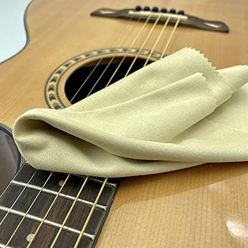 AAwipes Guitar Cloths Microfiber Yellow 6pcs 12"x12" Plush Polishing Cloths - Image 6