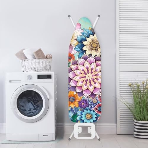 Boho Flower Hummingbird Ironing Board Cover and Pad Soft Ironing Board Cover - Image 4
