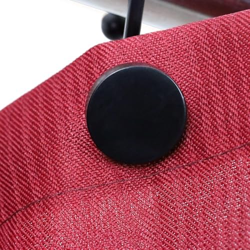 Matte Black Shower Curtain Hooks: Rust Proof Metal Curtain Rings - Image 5