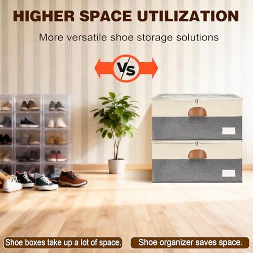 2 Pack Shoe Organizer for Closet - Image 4