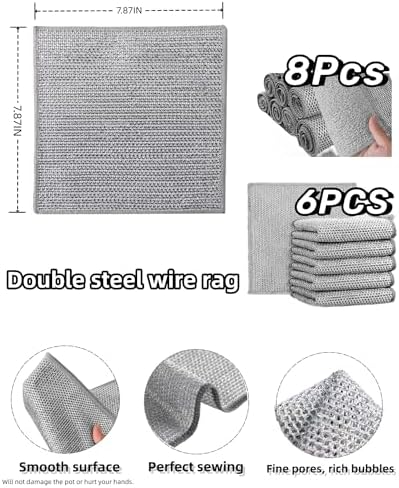 Non Scratch Wire Dishcloth for Washing Dishes - Image 2