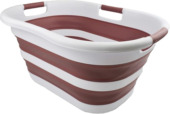 SAMMART 40L Collapsible Plastic Laundry Basket - Image 4