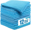 Microfiber Cleaning Cloth 12 Pack by Tekswip