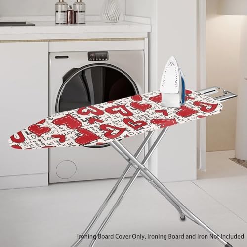 Love Heart Vintage Ironing Board Covers - Image 2