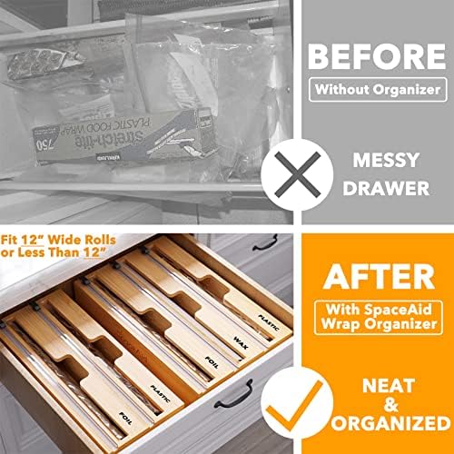 SpaceAid WrapNeat 3 in 1 Wrap Organizer - Image 2