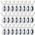 24 Pack Beach Towel Clips with Strong Anti-Rust Springs, Heavy Duty Towel Clips by Sunkaioo