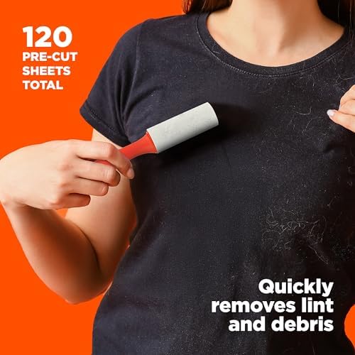 Bounce Travel Lint Rollers, 3 Pack, Quickly Removes Lint and Debris, 120 - Image 3