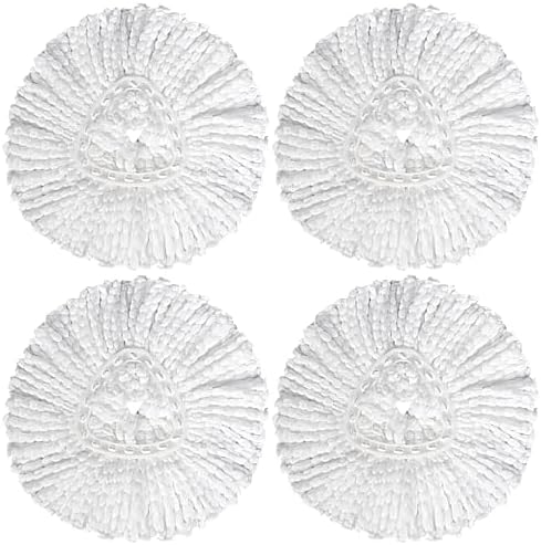 New 4 Pack Mop Head Replacement Compatible by HiBaby