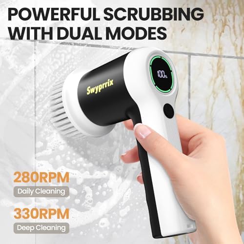 Electric Spin Scrubber for Bathroom and Shower Cleaning SD-CTB02 - Image 3