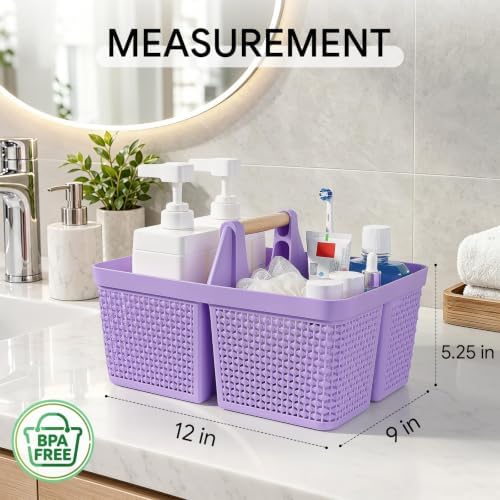 UUJOLY Portable Plastic Shower Caddy Basket - Image 6