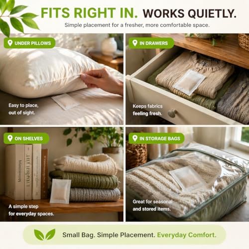 FreshSac Natural Home Freshness Sachets – Plant-Based Fabric Freshener & Odor - Image 6