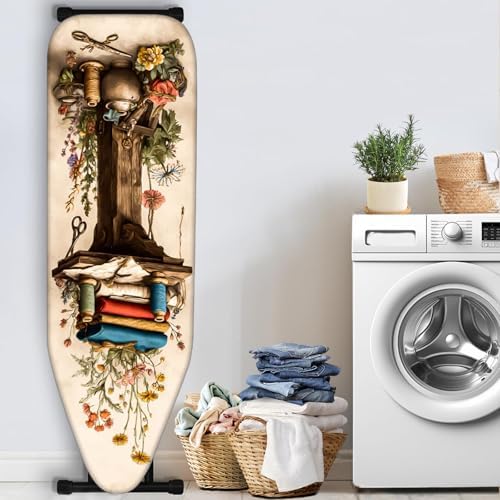 Nuxovilar Stacked Fabrics Ironing Board Cover 15x54 Polyester - Image 3
