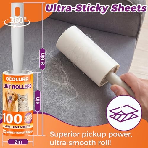 1200 Sheets Extra Sticky Lint Rollers - Image 2