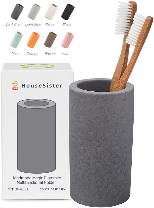 Fast-Drying Diatomite Toothbrush Holder by HouseSister