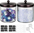 50Oz Laundry Pods Container Clear Container Stainless Steel Lid by Amolliar