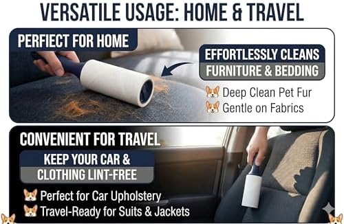 Extra Sticky Lint Roller, Pet Hair - Image 4