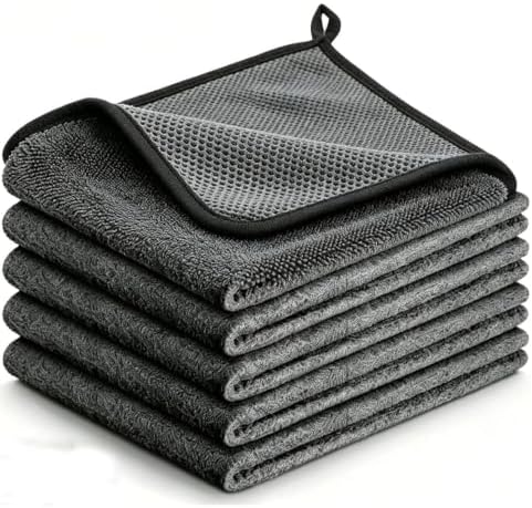 5Pcs Genie-Cloth Magic Cleaning Cloths, Reusable Microfiber Cleaning Cloth by Unknown