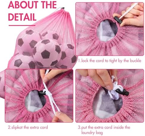 Berlune 30 Pack Large Mesh Laundry Bags - Image 5