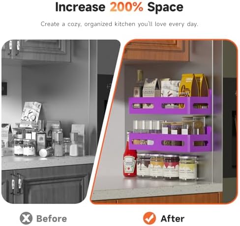 Sevenblue 4-Pack Magnetic Spice Rack - Image 3