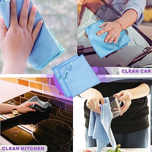 Longmann Window Cleaning Cloth, Glass Cloth, Cleaning Cloth, Streaks Schatches - Image 3