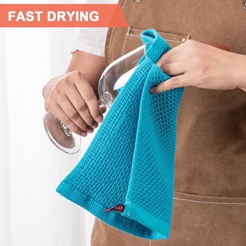 Kitchen Towels 6-Pack Kitchen Dish Cloths, 100% Cotton, 12x12 In - Image 3