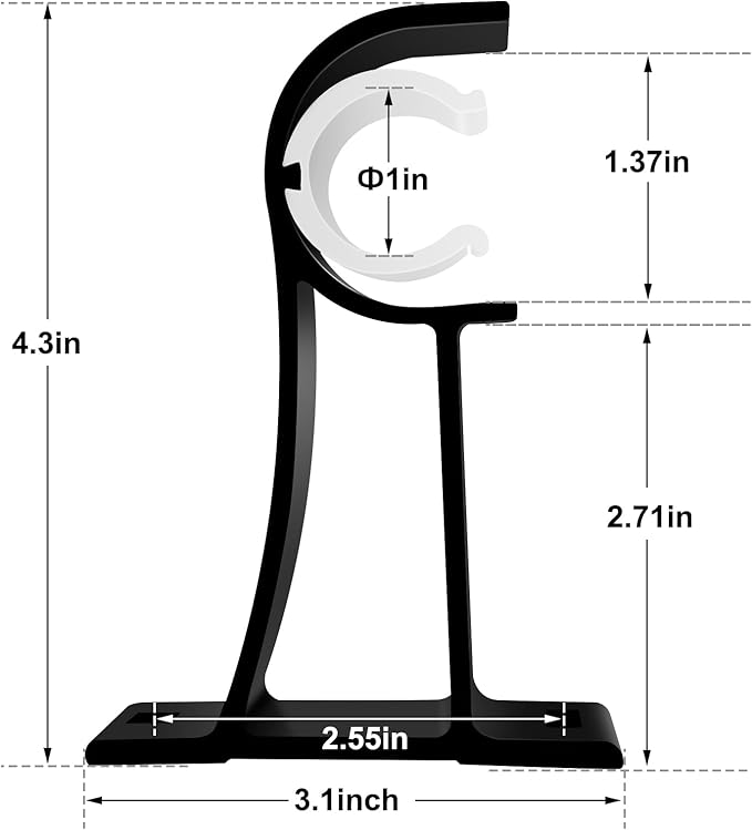 KOLAKO Curtain Rod Bracket, 20 Pack Heavy Duty Holders, Support Brackets - Image 2