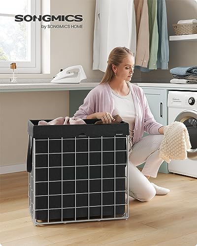 SONGMICS Laundry Hamper, Collapsible, 29 Gal. - Image 2
