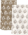 Miss Adola 2 Pack 150GSM Flour Sack Kitchen Towels, Botanical Rhythm by MissAdola