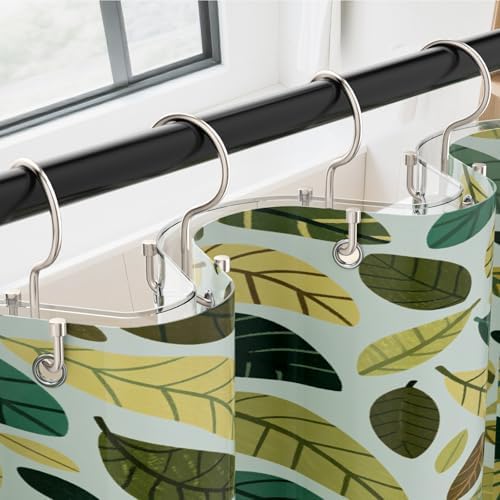 24 Pcs Shower Curtain Hooks, OEH Shower Curtain Rings, Durable Shower Curtain - Image 3
