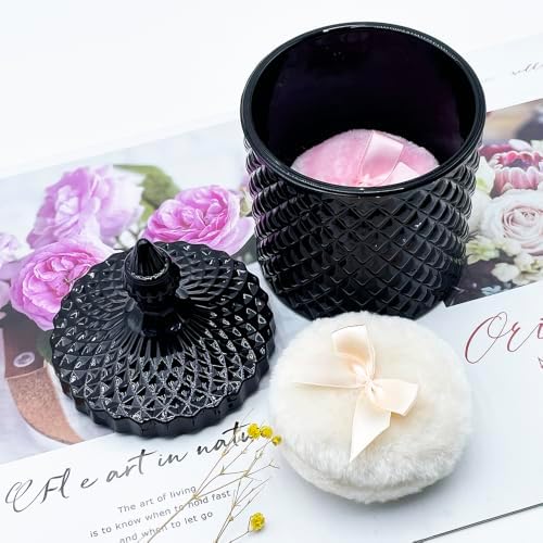 20 oz Black Glass Candy Dish - Image 6