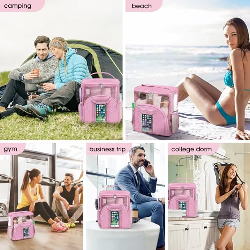 Attmu Mesh Shower Caddy Portable Dorm Room Essentials, Toiletry Tote Bag - Image 6