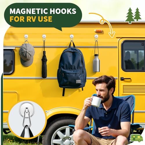 Grtard 12 Pack Magnetic Hooks - Image 2