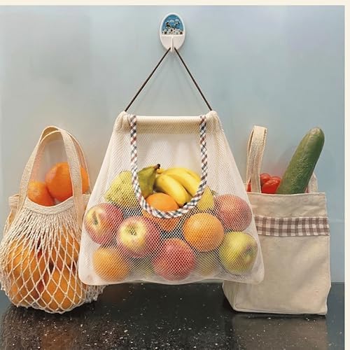 Reusable Hanging Storage Mesh Bags, 2 Bags - Image 4