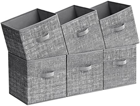 SONGMICS Storage Cubes, 11.8-Inch Foldable Closet Organizers by Unknown