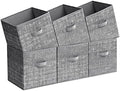 SONGMICS Storage Cubes, 11.8-Inch Foldable Closet Organizers by Unknown