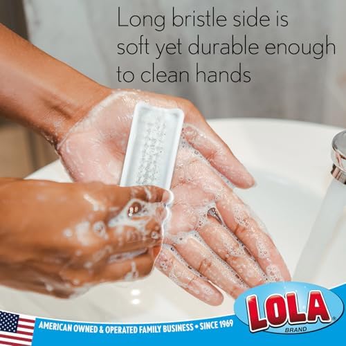 LOLA Classic Hand & Nail Brush, 2 Sided - Image 4