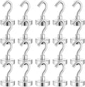 20Pcs Magnetic Hooks, 50Lbs Heavy Duty Magnets Hooks by VSKIZ