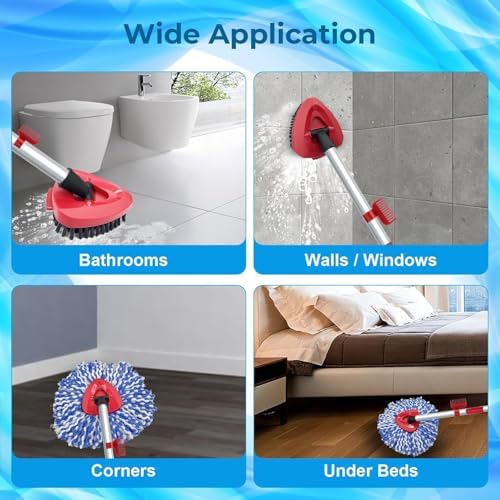 Fatmass Spin Mop Head and Brush Replacement Compatible - Image 6