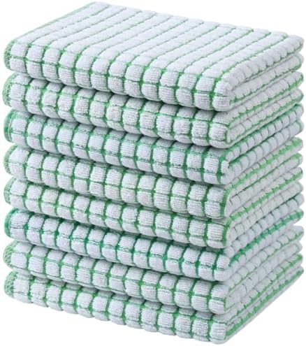 Mordimy Premium Cotton Kitchen Towels 16"x 25", 8 Pack by Mordimy