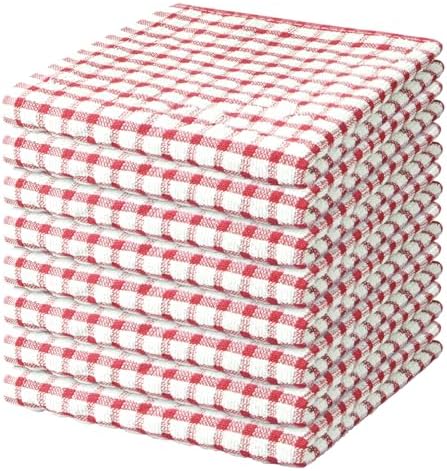 Nialnant 8 Pcs Kitchen Dish Rags, 100% Cotton Kitchen Towels by Nialnant