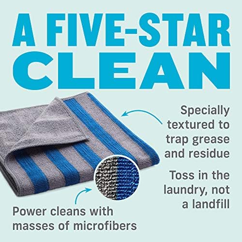 E-Cloth Range & Stovetop Cleaning Cloth, Reusable Premium Microfiber Cleaning - Image 3