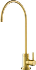 KRAUS Purita 100% Lead-Free Kitchen Water Filter Faucet in Brushed Brass by Unknown