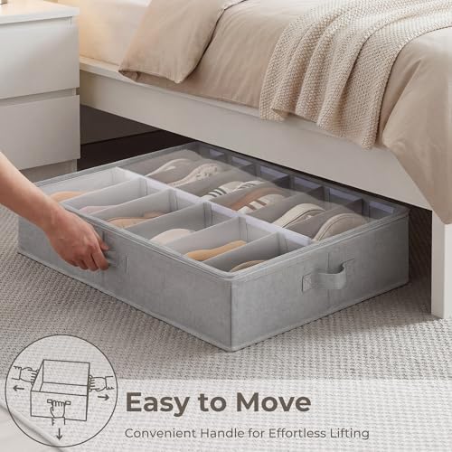 StorageWorks 24-Pair Underbed Storage Shoe Organizer - Image 5