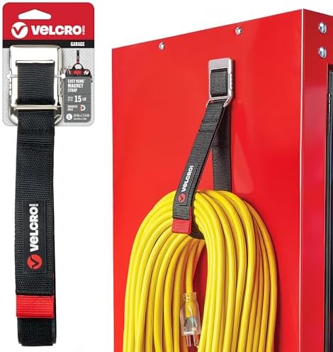 VELCRO Brand Magnetic Storage Strap, Holds 15lbs, Large 24 in x 1 in by VELCROBrand