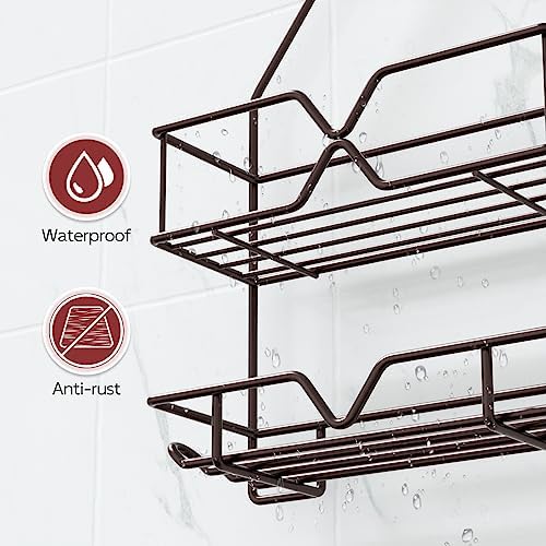 TreeLen Shower Caddy over Shower Head Hanging Bathroom Caddy - Image 5