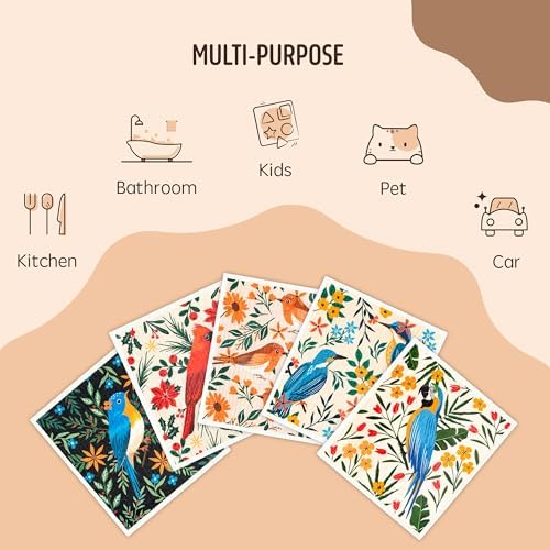 Swedish Dishcloths for Kitchen, 5 Pack Reusable Paper Towels Washable, Super - Image 6