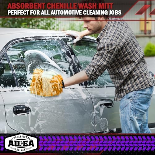 AIDEA Car Wash Mitt Microfiber, Car Wash Brush - Image 6