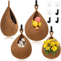 Boho Decor Hanging Fruit Baskets by OGOTEZ