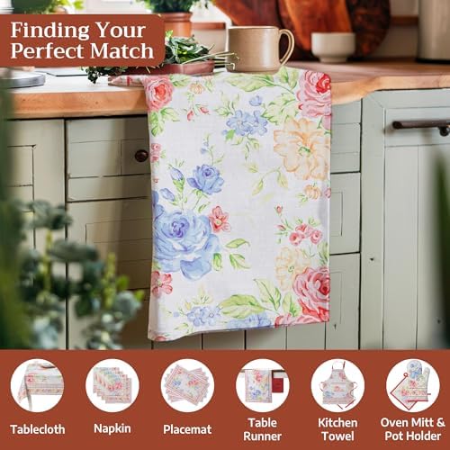 Maison d' Hermine Kitchen Towels Set of 3 Reusable 100% Cotton 27.50" x 20" - Image 4